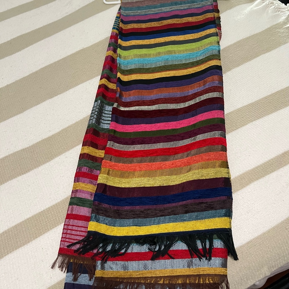 Colorful Striped Scarf